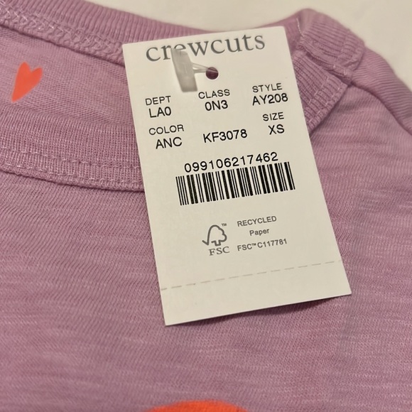 NWT J.Crew CrewCut Girls' nautical graphic T-shirt #AY208 Short Sleeves Cotton - Picture 6 of 8